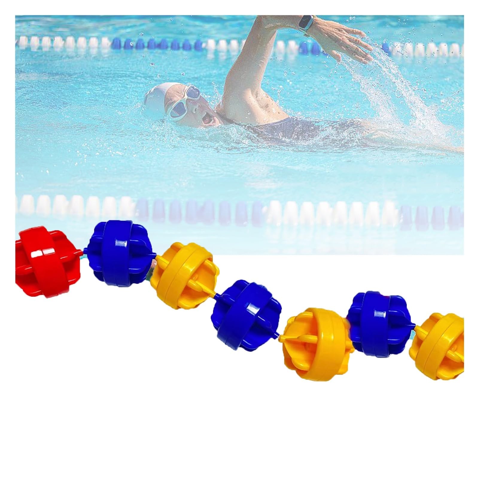 Corde de séparation de sécurité pour piscine : sécurisez la zone de baignade des enfants
