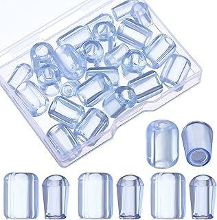 60 Packs Kitchen Sink Rack Feet Sink Rack for Bottom of Sink PVC Sink Protector with Bumpers Protective Sink Cover Farmhouse Sink Accessories Sink Replacement Feet for Kitchen Sink Grid, Clear