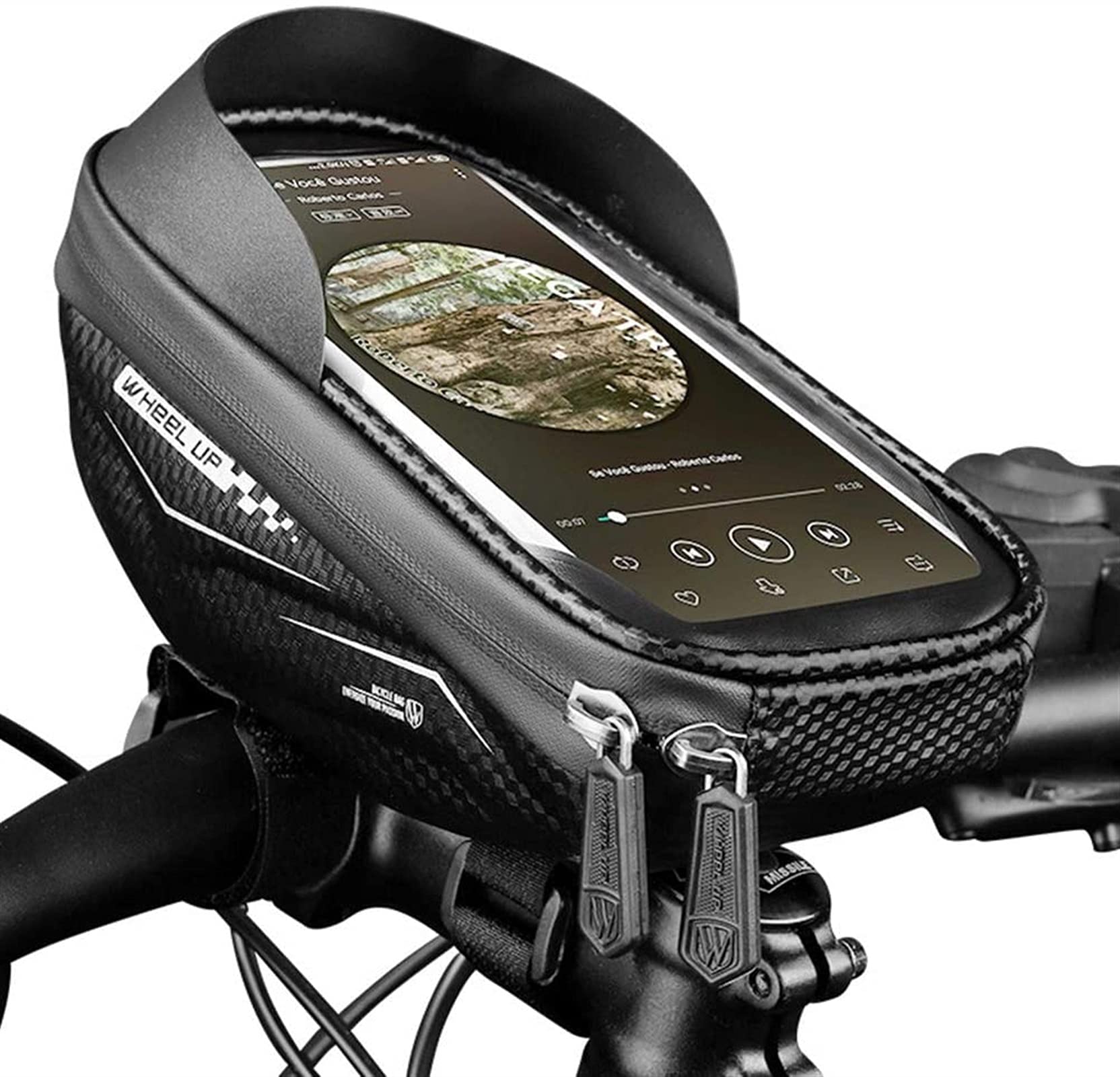 Borse per Biciclette. Borsa Anteriore for Manubrio di Bicicletta, Attrezzatura da Equitazione, Borsa, Tubo Superiore