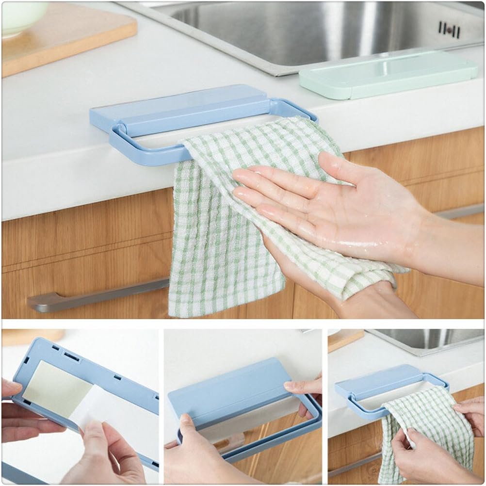 Buedvo Plastic Bag Holder Kitchen Cupboard Incognito Cloth Towel