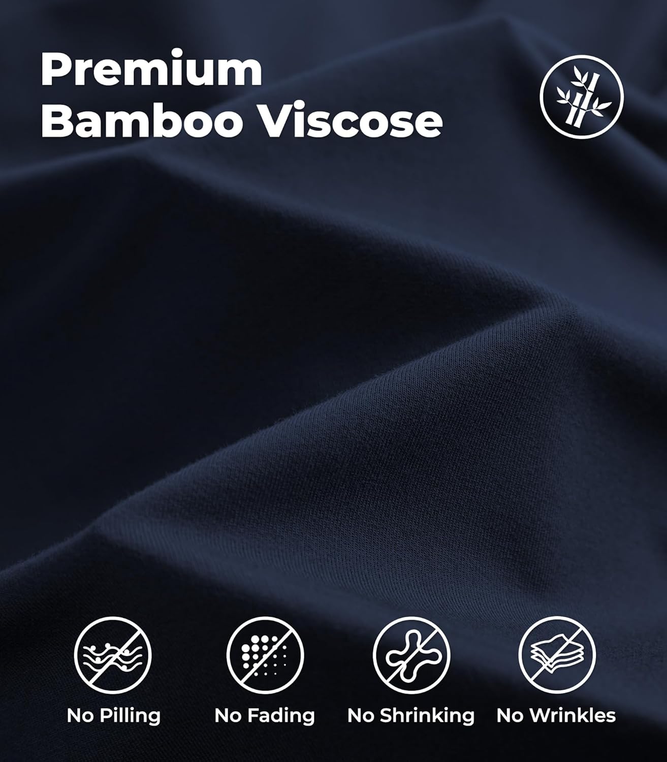 NACHILA Pajamas for Men-Viscose Made from Bamboo, Soft Sleepwear Long Sleeve Pajama Sets with Sleep Pants - Image 4