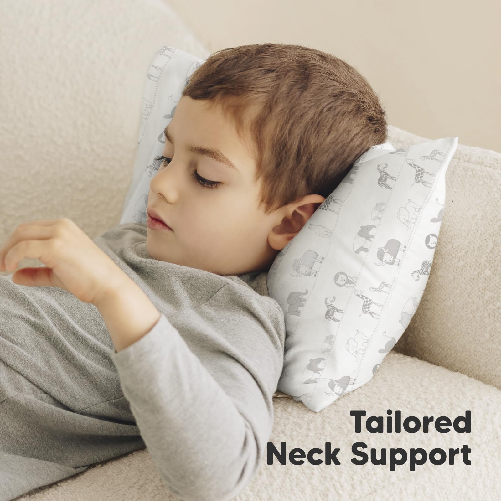 Cuscino Bambino Con Federa - Cuscini Per Bambini In Morbido Cotone Biologico Per Dormire