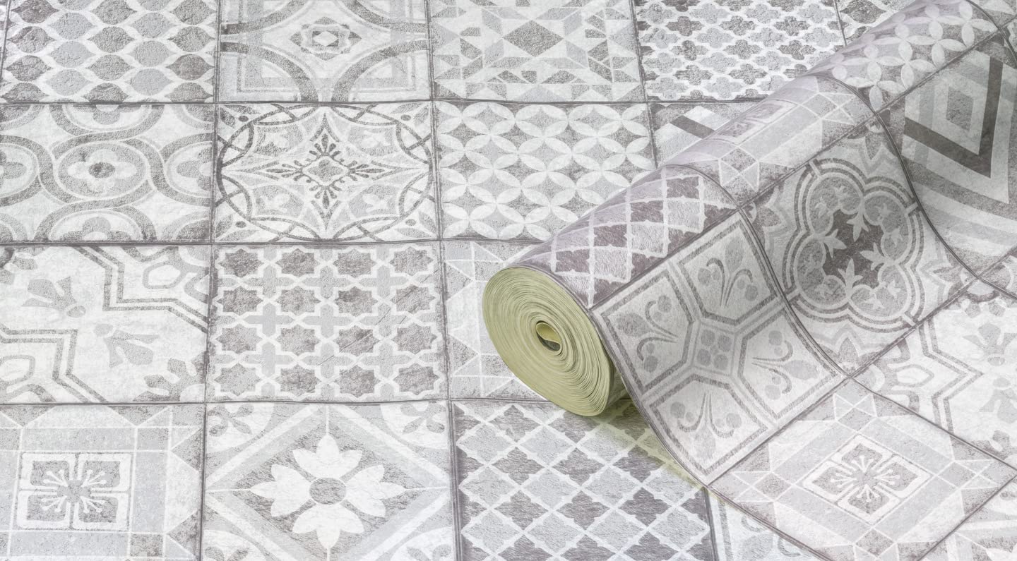 D-C-Fix Moroccan Tiles 3D Waterproof Splashback Wallpaper - 67.5Cm X 4M