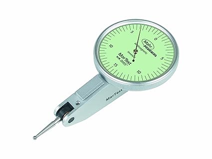 Mahr Federal 4307950 801 SG Test Indicator, Plus/Minus 0.015 Range, 0.0005 Resolution, Large Dial