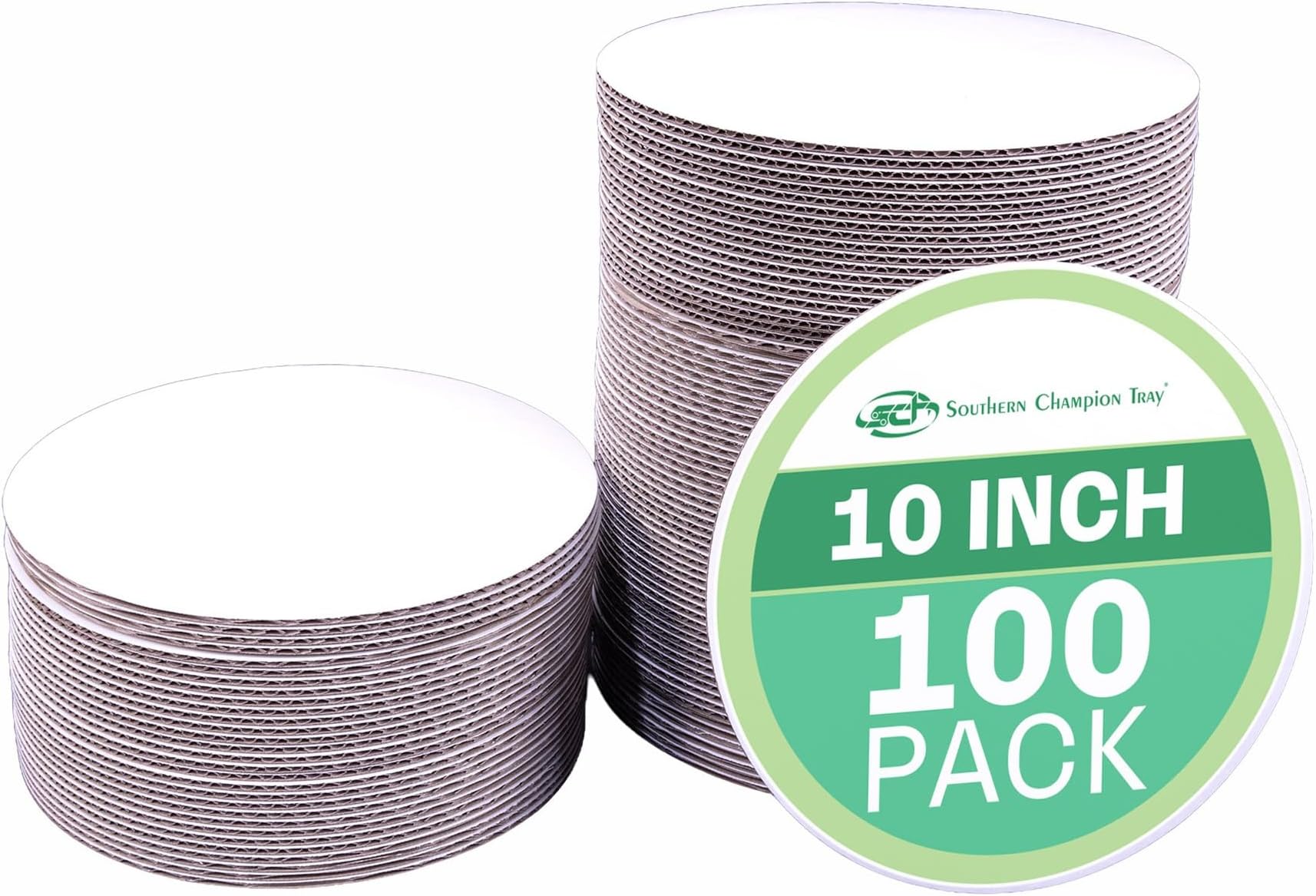 SCT Bright White Cake Circles, 10" Diameter, Paper, 100/Carton