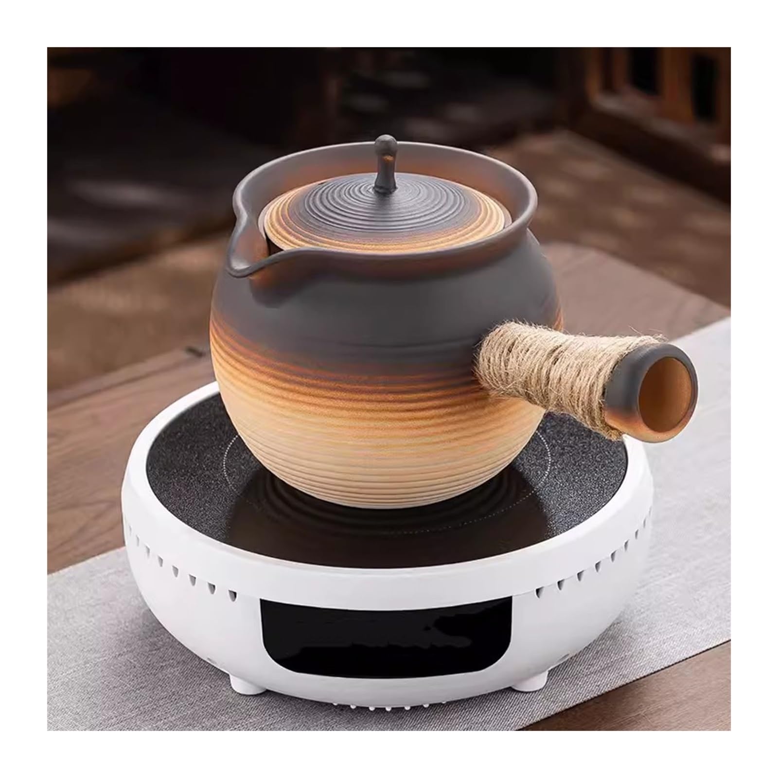 Théière chinoise en céramique avec cuisinière électrique automatique pour théière