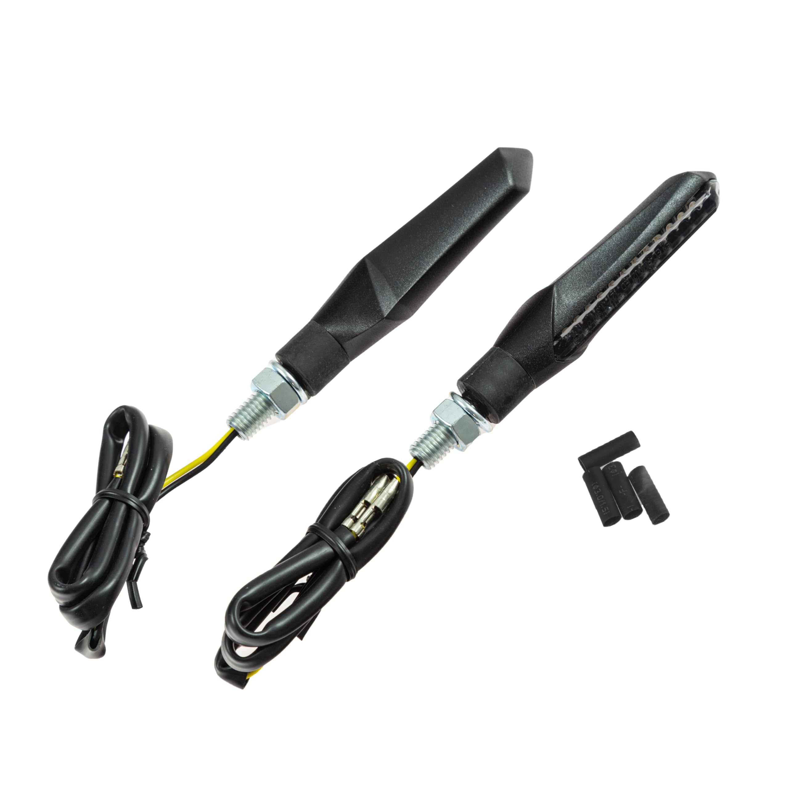 Juego de intermitentes led Runner Consecutivas aluminio tintadas universal motocicleta LM8 S de Geprüft