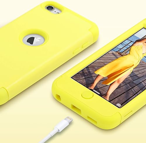 Miniatura 4 de ULAK Compatible con Funda para iPod Touch 765, Funda Protectora Resistente a Impactos y Choques de Alta Resistencia para Apple iTouch 567 Generación