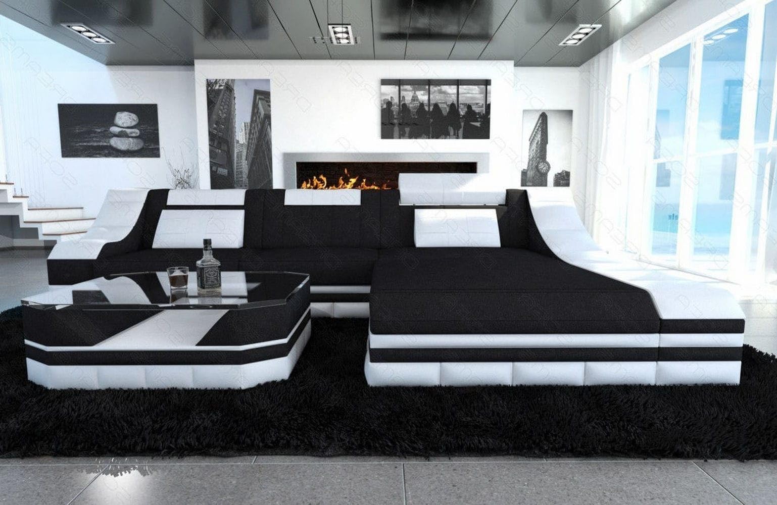 Sofa Dreams Stoff Ecksofa Turino L-Form