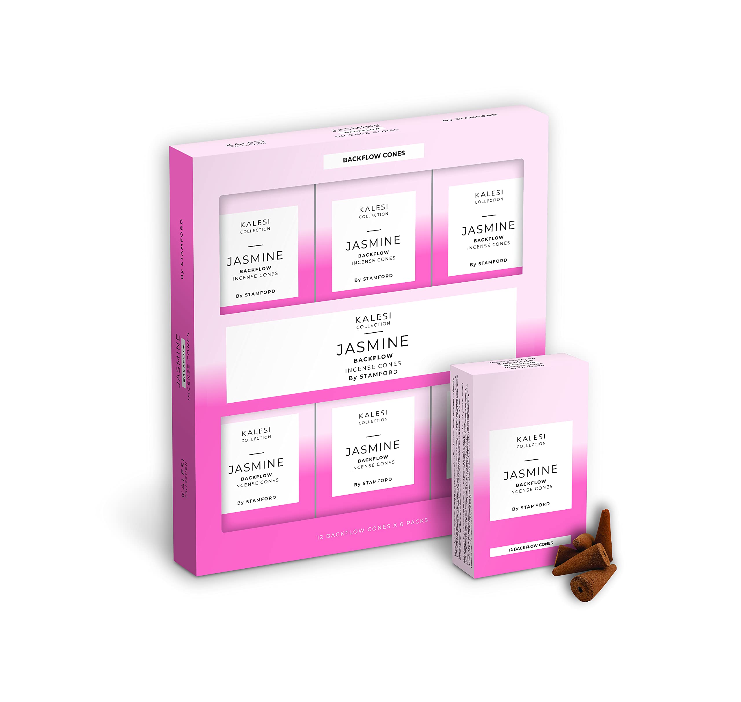 Kalesi Collection Jasmine Backflow The By Stamford Incense Cones - Pack Of 6