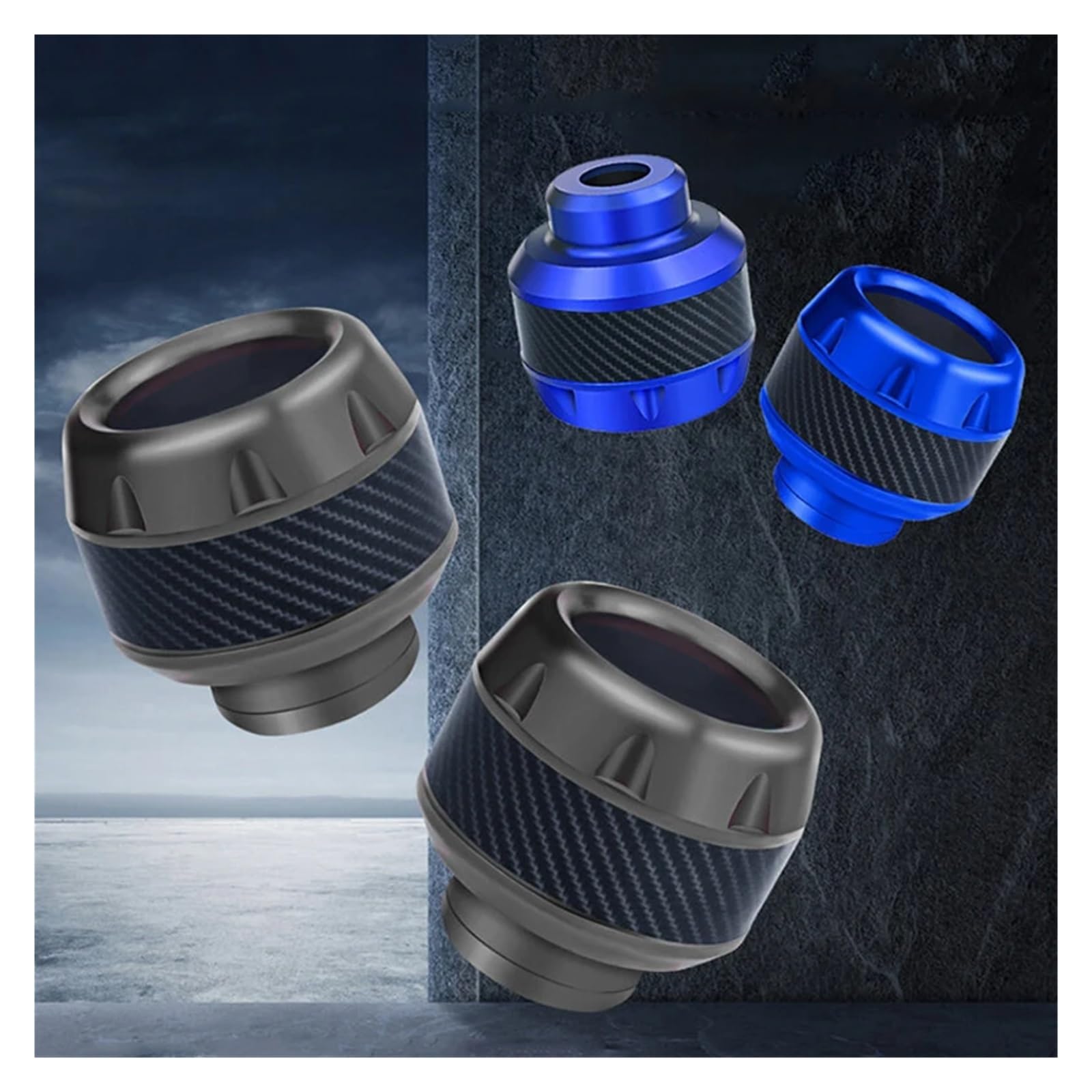 Universal Motorcycle Falling Protection Motorbike Scooter Tire Crash Protector Wheel Tyre Slider Moto Accessories Exterior 2Pcs