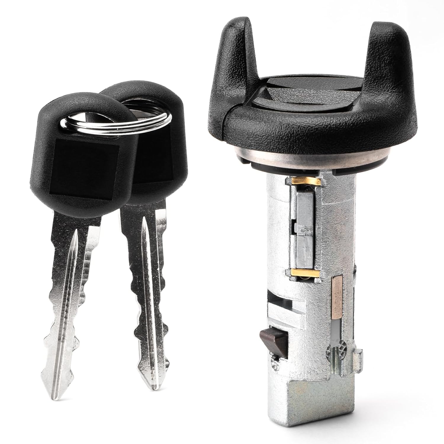 26049532 Ignition Lock Cylinder with 2 Keys for 1998-1999 Chevy GMC C1500 C2500 C3500 K1500 K2500 K3500 Suburban Pickup Tahoe Yukon Express Savana S10, Ignition Switch Lock Cylinder Housing 924-893