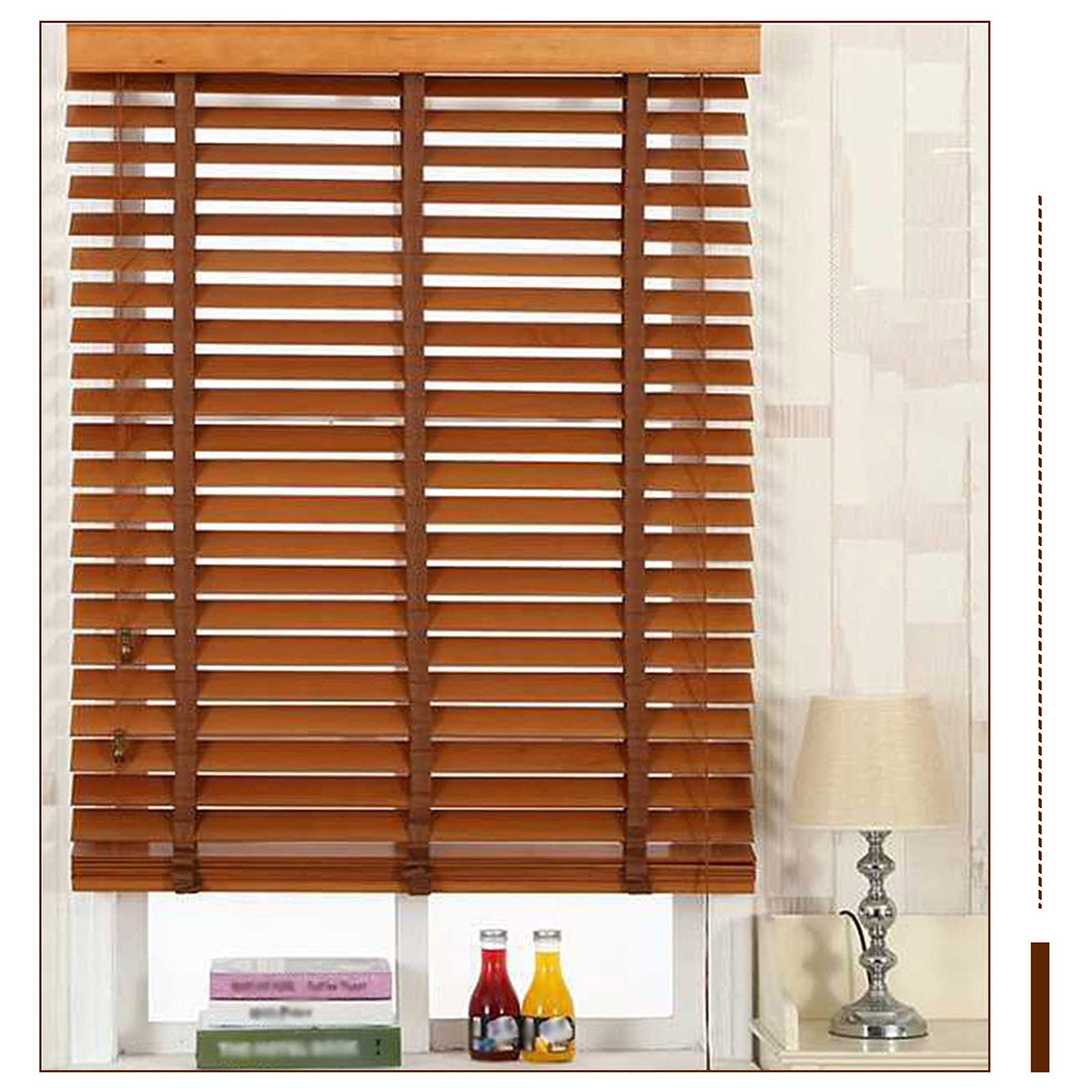 Amazon.com: Xrdbfd Real Wood Window Blinds, 50/60/80/90/100