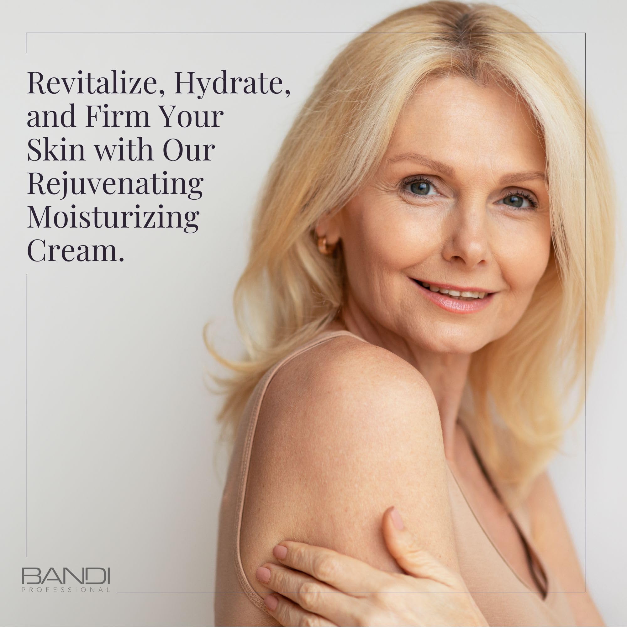 Bandi Revitalizing Face Cream for Mature Skin Anti Aging Cream Hydrating Firming Face Nourishing Moisturizer with Biotin Vitamin e Shea Butter 50ml - Image 2