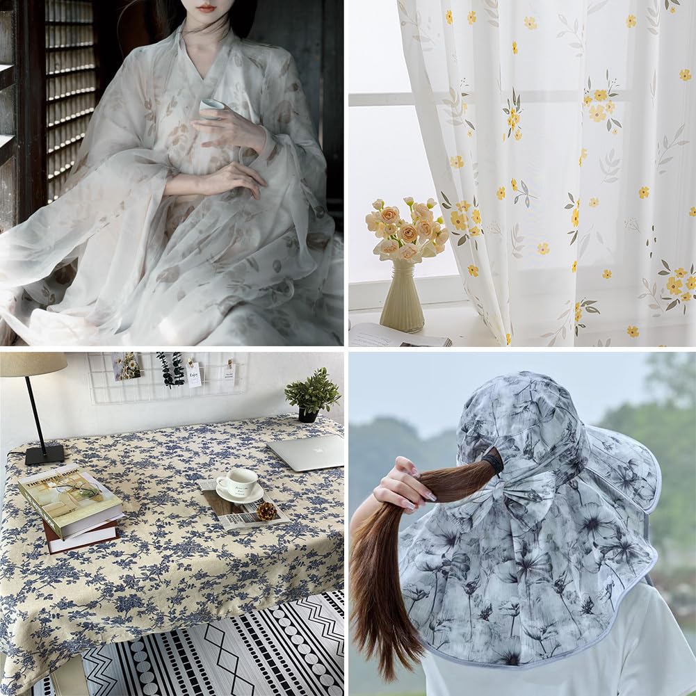 Tela de gasa estampada tela de tul organza tela decorativa | Tela de gasa,Tela de ropa de impresión digital,Blusas de costura,Tela de ropa que cae,Tejidos de decoración del hogar