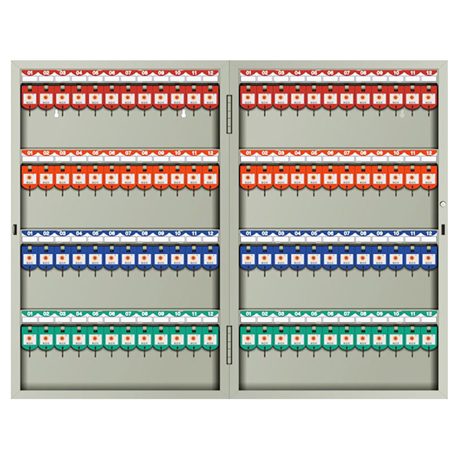 Cassetta Di Sicurezza Per Chiavi Da Parete - Organizzatore Metallico Con 180 Ganci Per Concessionari Auto E Gestione Proprietà - Foto 13