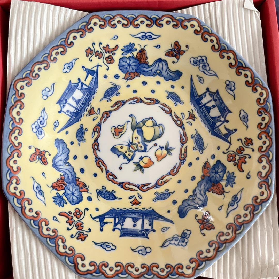 龍峰　角皿　長皿　5枚組　金彩 龍峰 角皿 長皿 5枚組 金彩