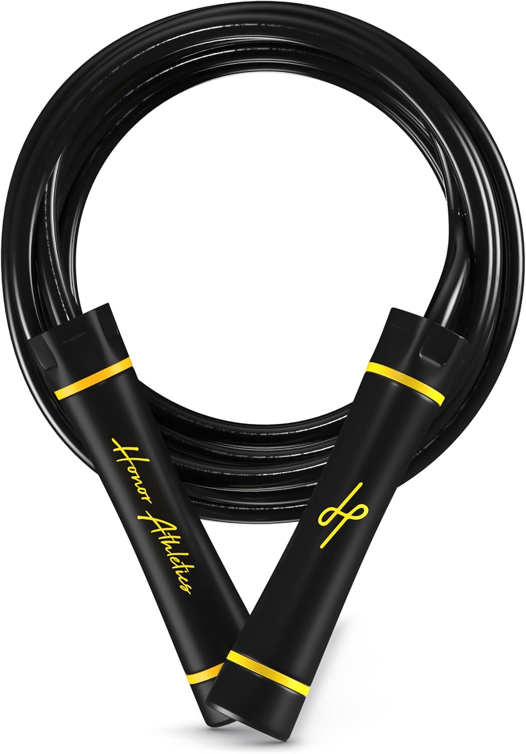 Muay Thai Style Weighted Jump Rope/Crafted for High-Intensity Training/Muay Thai & MMA – Lasting PVC Jump Rope – Heavy 1.1lb PVC Jump Ropes for Fitness