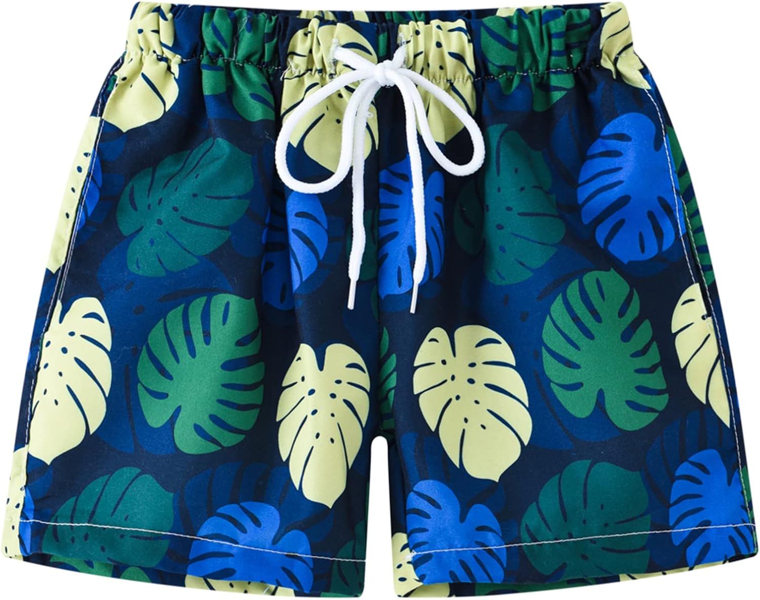 Alvivi Baby Toddler Boys Swim Trunks Hawaiian Beach Shorts Cartoon Floral Print Short Pants Swimwear