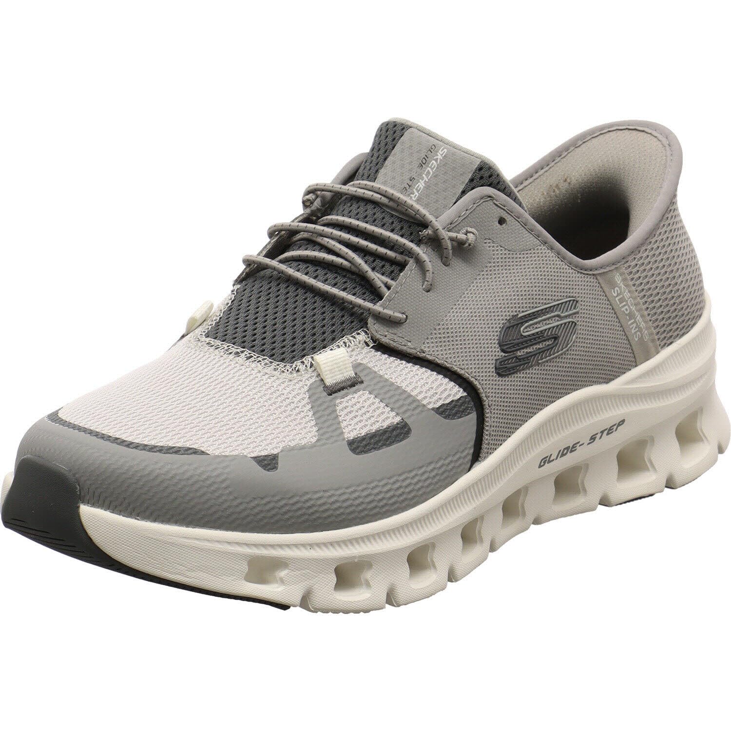 Skechers Men's Glide-Step Pro Hands Free Slip-in Sneaker, Gray/Charcoal, 7.5