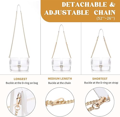 Miniatura 3 de Vorspack Bolso transparente  Bolsa transparente aprobada para estadios para mujeres, para deportes de conciertos