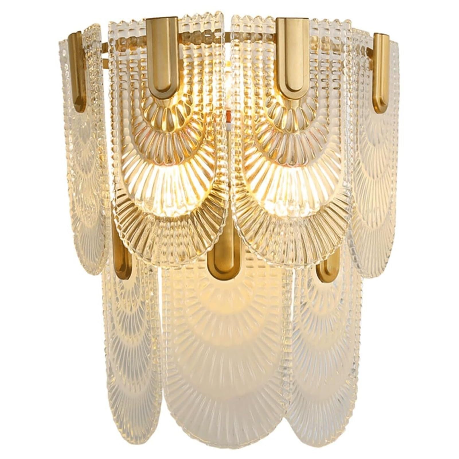 KBUUKYYXouy 1 Pack Crystal Wall Light Lamp Sconce Fixture Modern Stylish Wall Mounted E14 Base Artistic Light Luxury for Bedside Hallway Dining Study