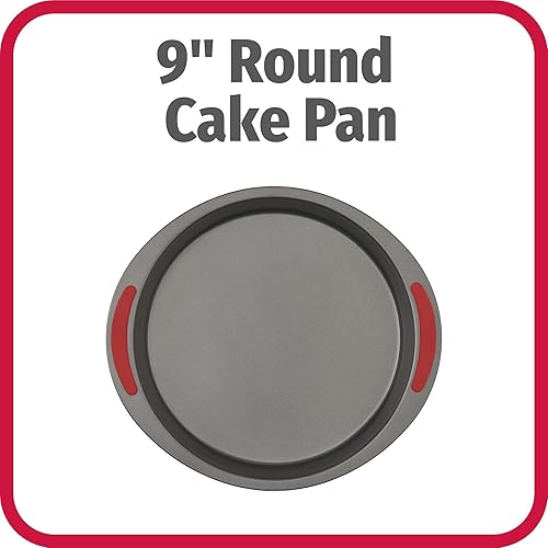 Miniatura 2 de Goodcook Mega Grip - Molde redondo para pasteles de 9 pulgadas, color gris