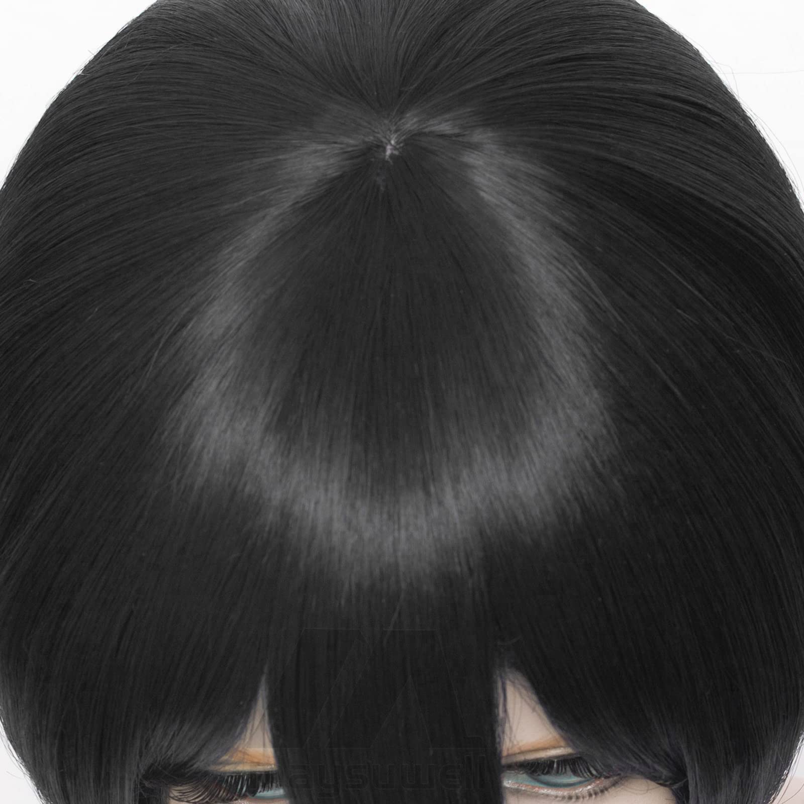 maysuwell Anime Cosplay Wigs Short Grape Purple Adult Halloween Costume Party Hair Wig