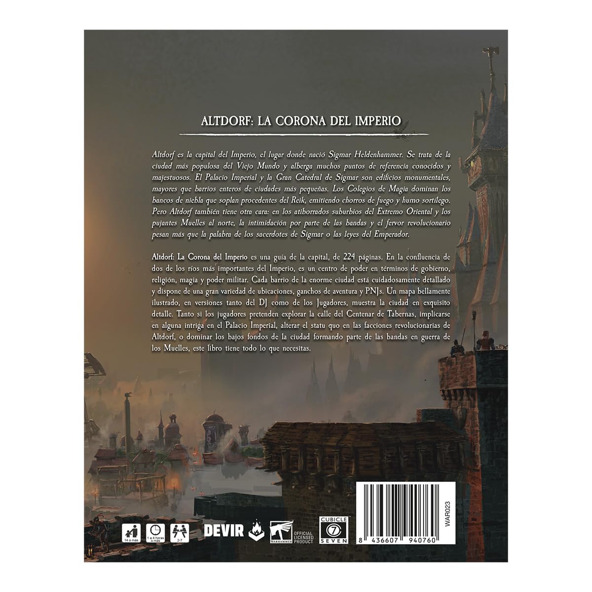 Devir - Altdorf La Corona del Imperio, Juego de Rol