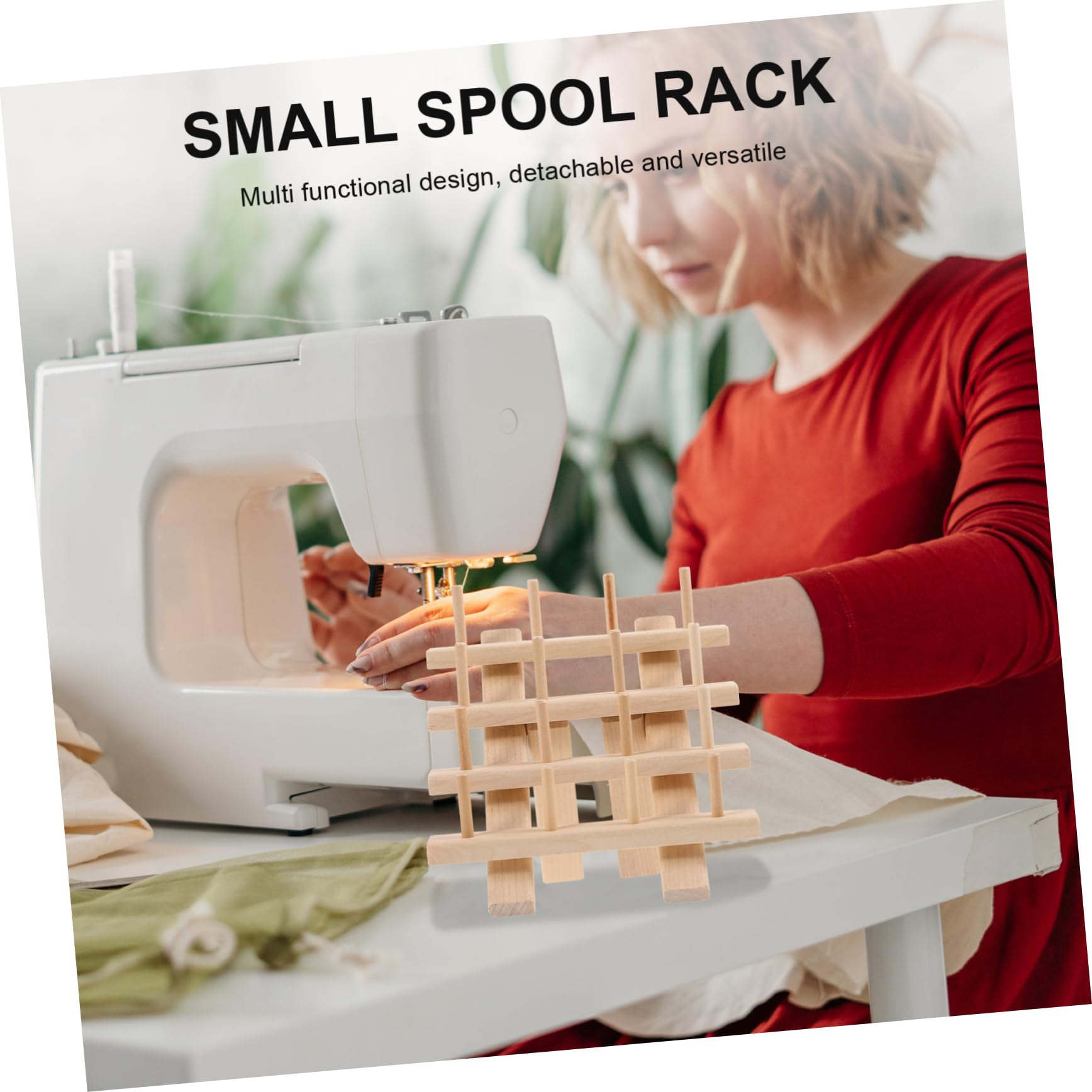 Operitacx 2 Pièces Support Fil Couture pour Organisateur de Fil à Broder Emmêlement Multifonction pour Maison et Atelier Rangement Pratique pour Amateurs de Couture