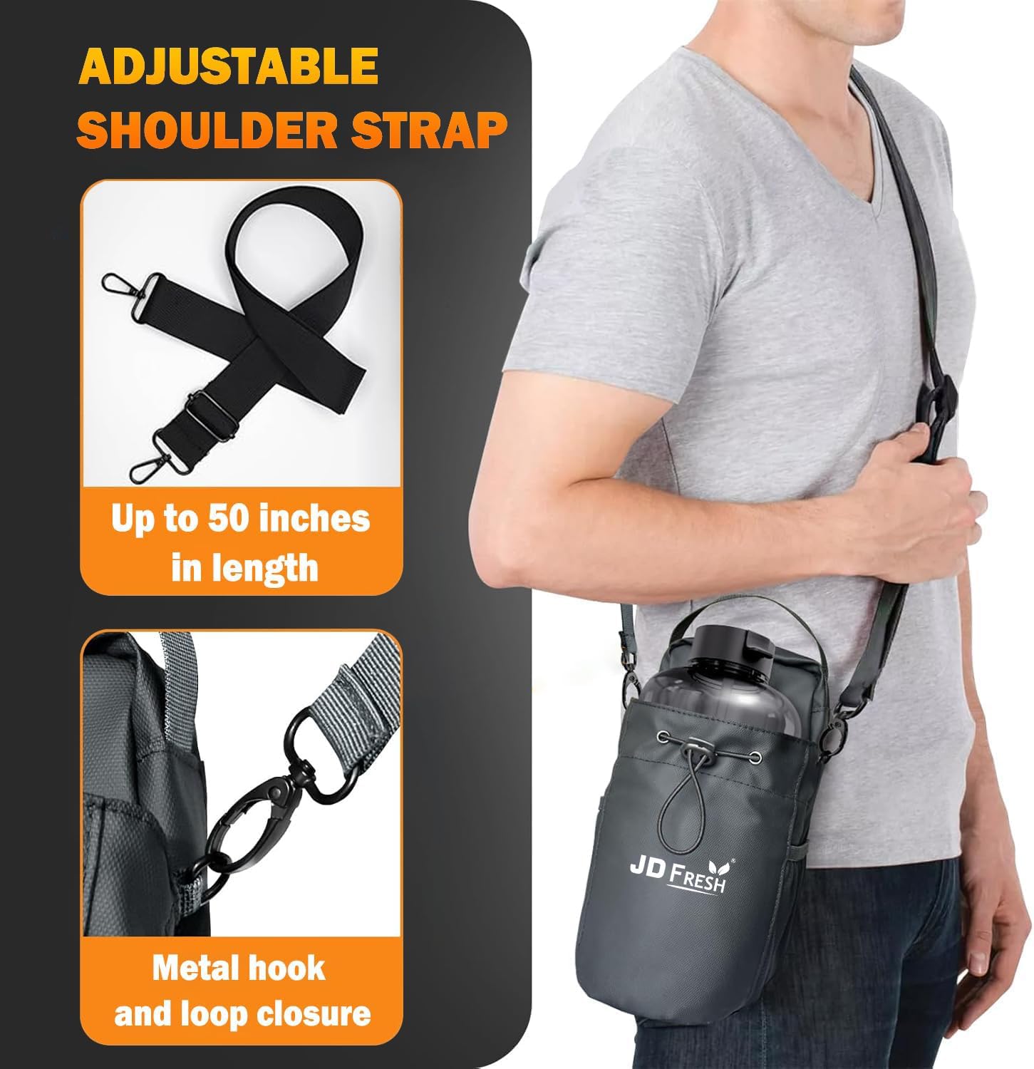 Buy Now Jd Fresh Magnetic Gym Bag/Unisex Crossbody Sports Bag With W...