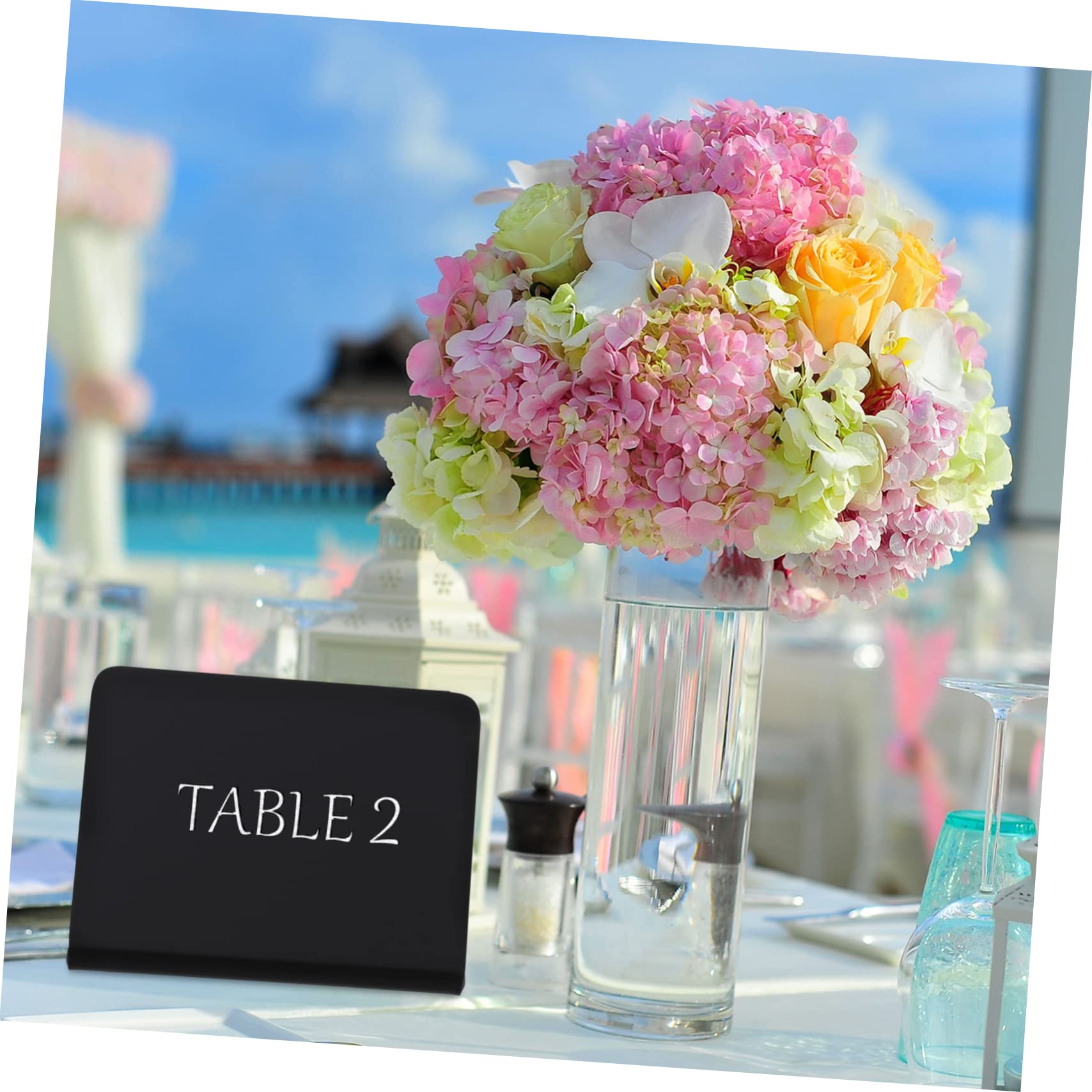 Ciieeo 36stücke Acryl Kreidetafeln Doppelseitige Kleine Tafeln Für Hochzeiten Partys Dekorative Tischschilder Kreative Beschriftungsmöglichkeiten Für Zuhause Und Events