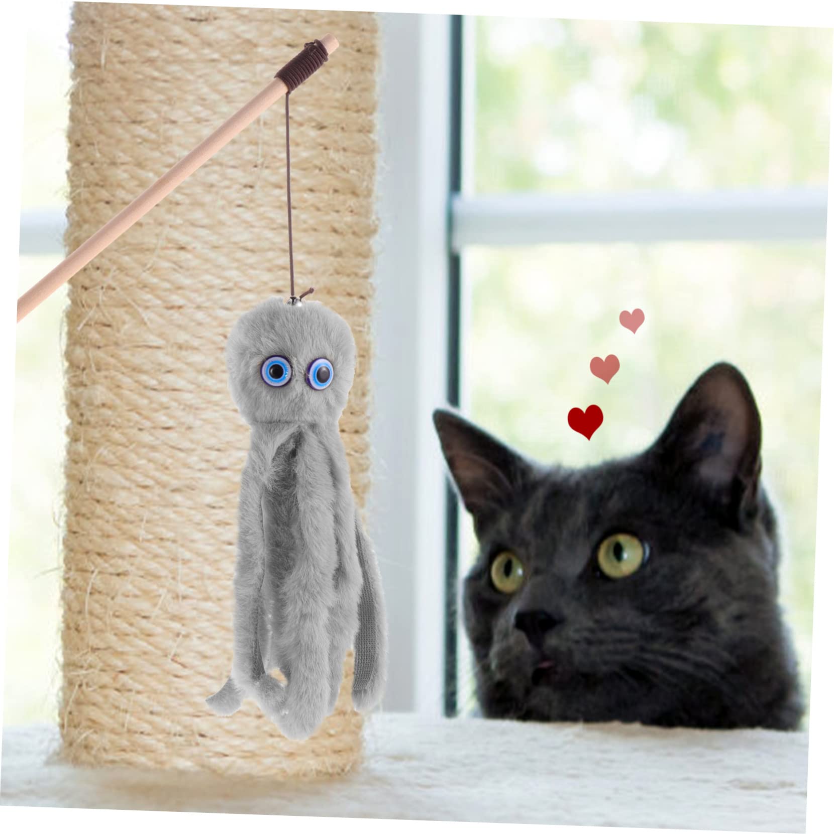 Happyyami 10stücke Interaktive Katzenspielzeuge Oktopus Für Spannende Spielstunden Lustiger Katzen-Teaser Zur Stressbewältigung Und Stärkung Der Tier-Mensch-bindung