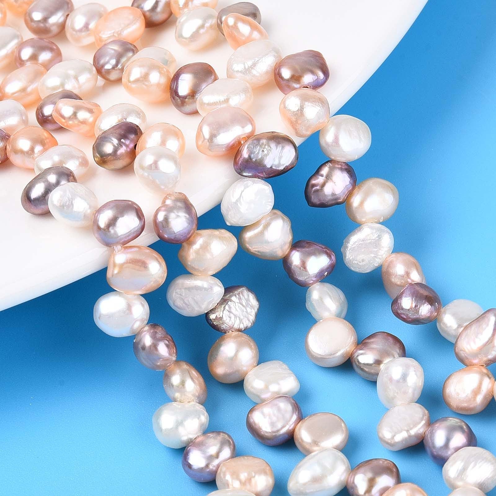 Perles d'eau douce baroques naturelles pour corriger les bijoux trop ternes