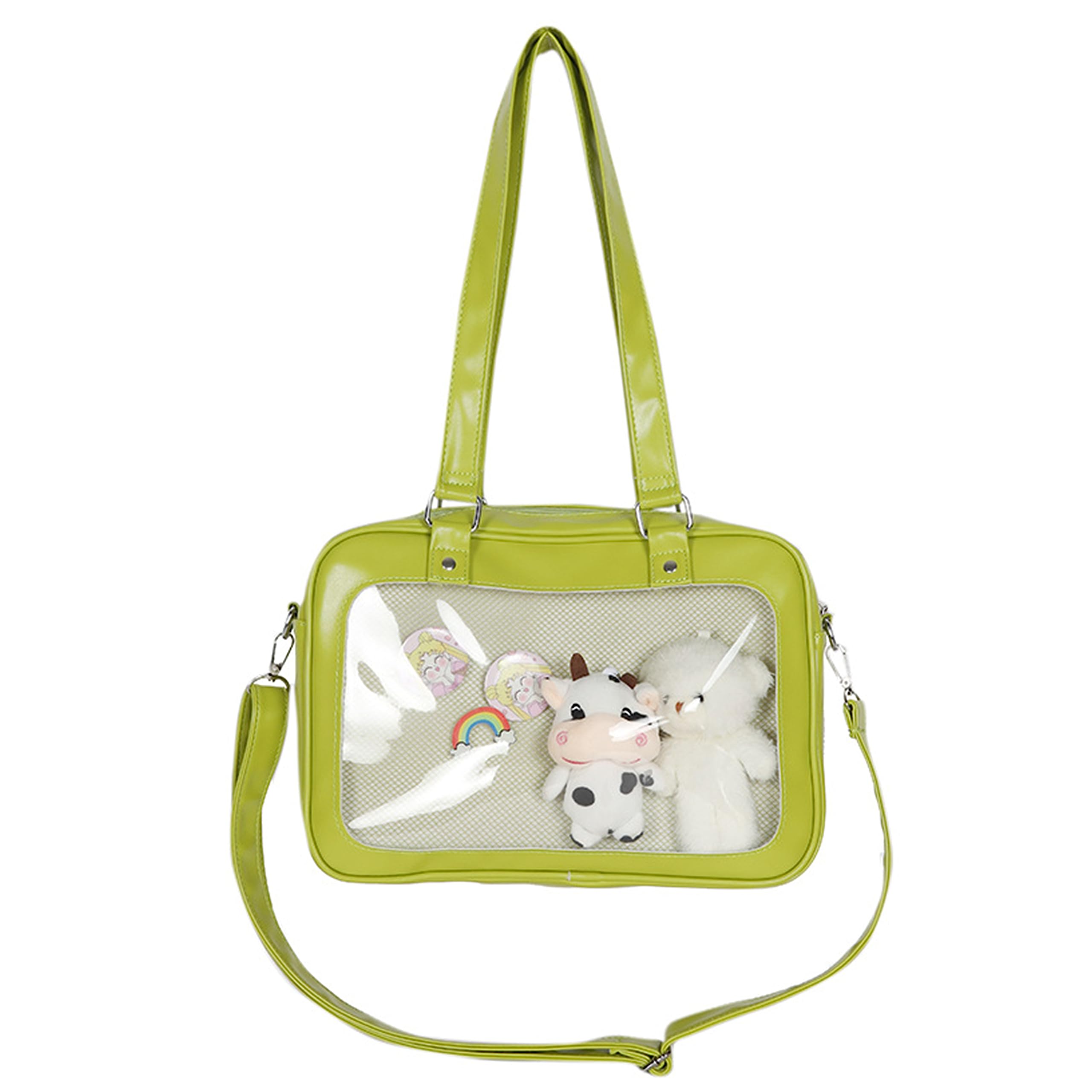 TTCAYU Ita Bag Crossbody kawaii Pin Display Bag with Insert Ita Messenger Bags Japanese Handbag Shoulder JK Purse for Girl