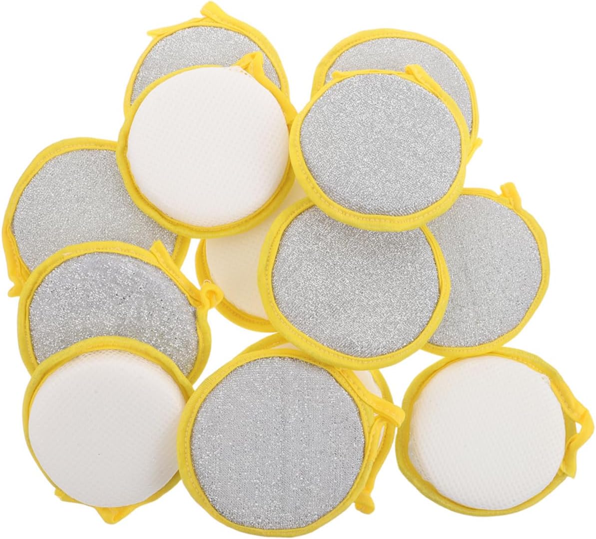 Dishwashing Sponge Scrub Pads Double-Sided 50pcs for Pans and Dishes