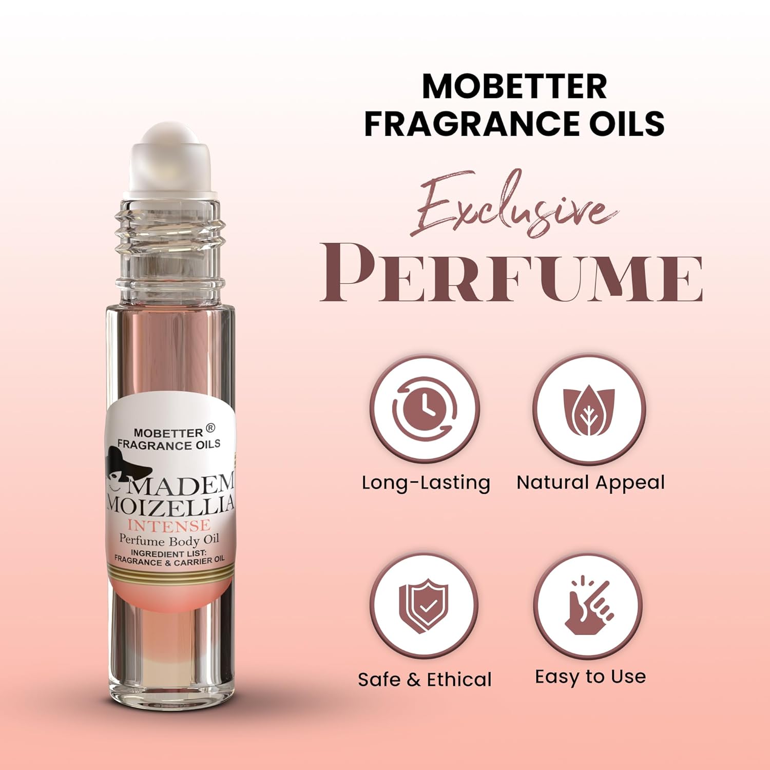 MOBETTER FRAGRANCE OILS Madem Moizellia Intense Women Perfume Body Oil - Image 3