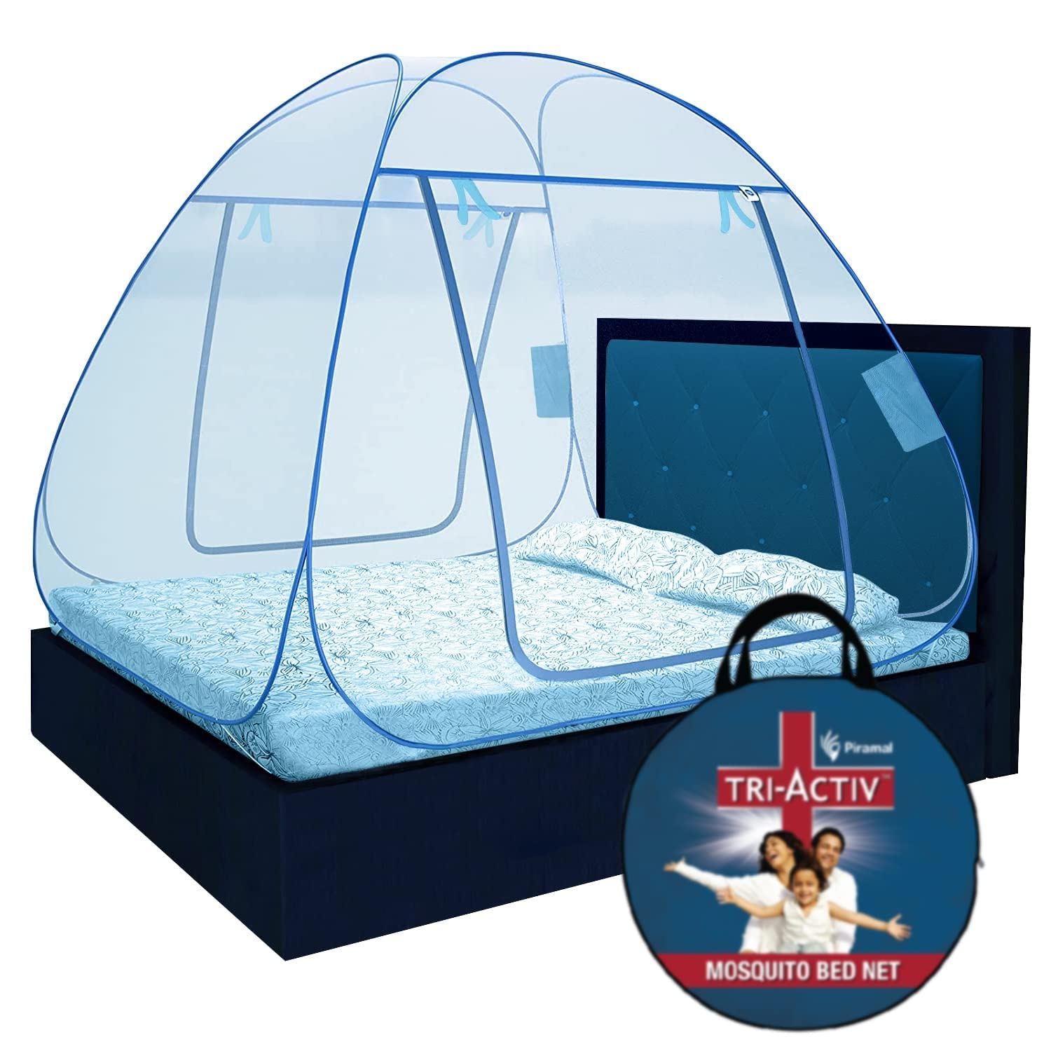 See full amazon price history chart for Tri-Activ Mosquito Net for Double Bed I King-Size Premium Machardani by Piramal I 30 GSM I Strong and Durable I Pop-up Format I Foldable I Corrosion Resistant, Blue, Pack of 3 Tri-Activ Mosquito Net for Double Bed I King-Size Premium Machardani by Piramal I 30 GSM I Strong and Durable I Pop-up Format I Foldable I Corrosion Resistant, Blue, Pack of 3 (B0B4W1X5FK) Amazon Price History, Amazon Price Tracker
