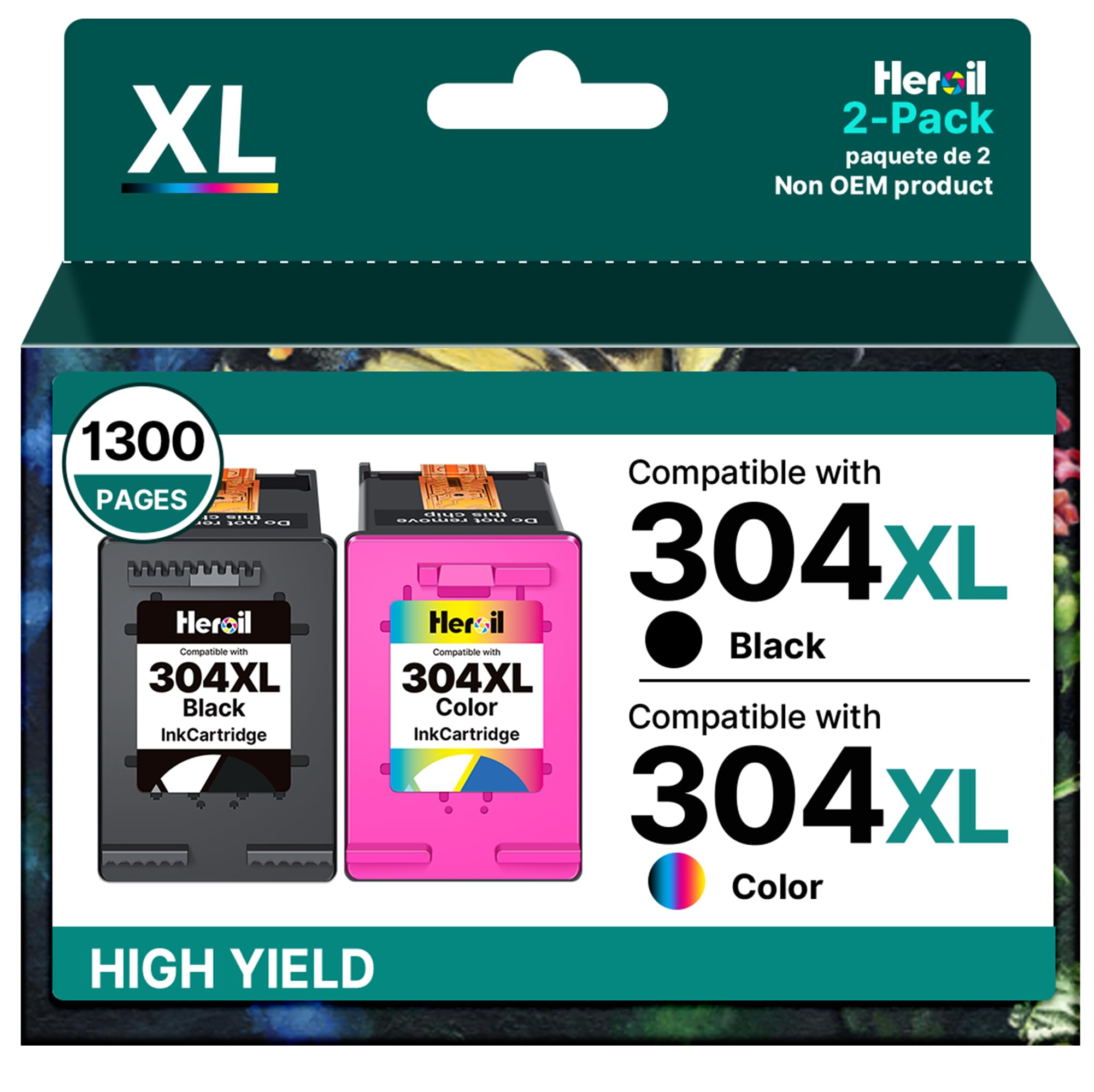 304 XL 304XL Cartuchos de Tinta para HP 304 XL Cartuchos 304XL Negro y Color Compatible para HP Envy 5010 5020 5030 5032 Deskjet 3700 3720 3730 3750 3760 3762 3764 2630 2632 2633 2634