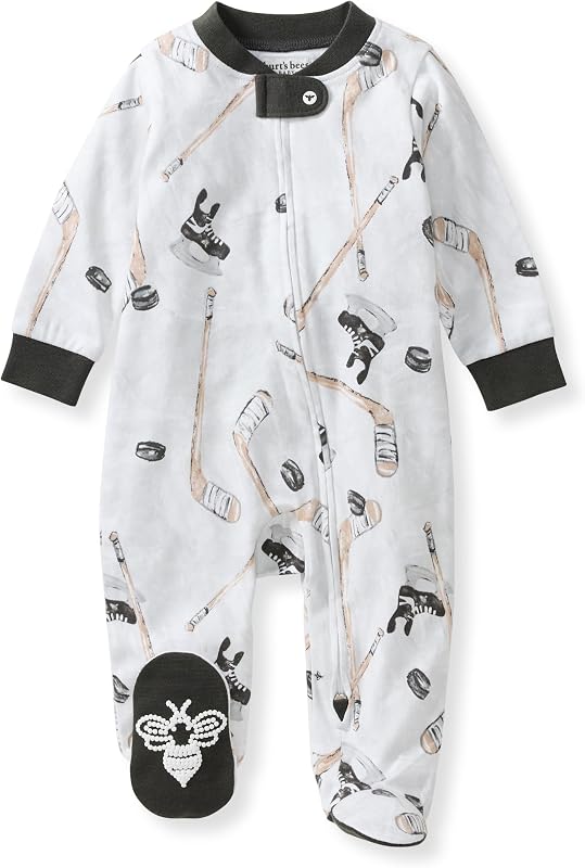 Boys' Organic Cotton, Sleep and Play Footed Pajamas