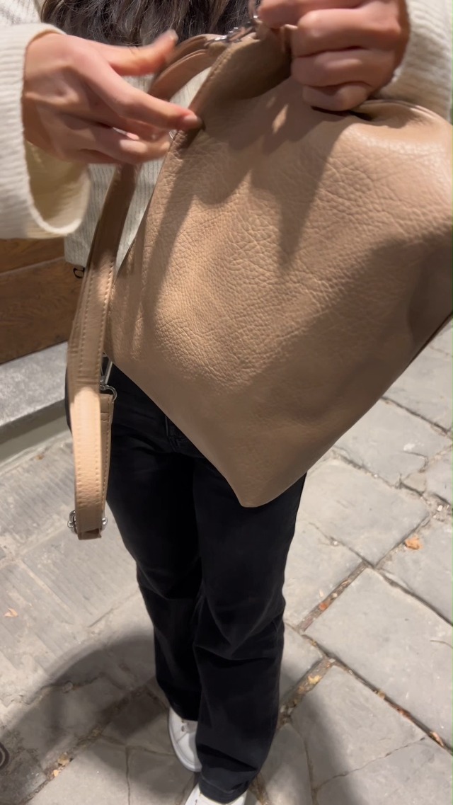 Borsa Traforata Donna In Ecopelle - Shopping Bag Capiente 3 Pezzi Con Tracolla E Pochette Inclusa, 30x14x29 Cm, Perfetta Per Viaggio, Lavoro E Spesa - 3