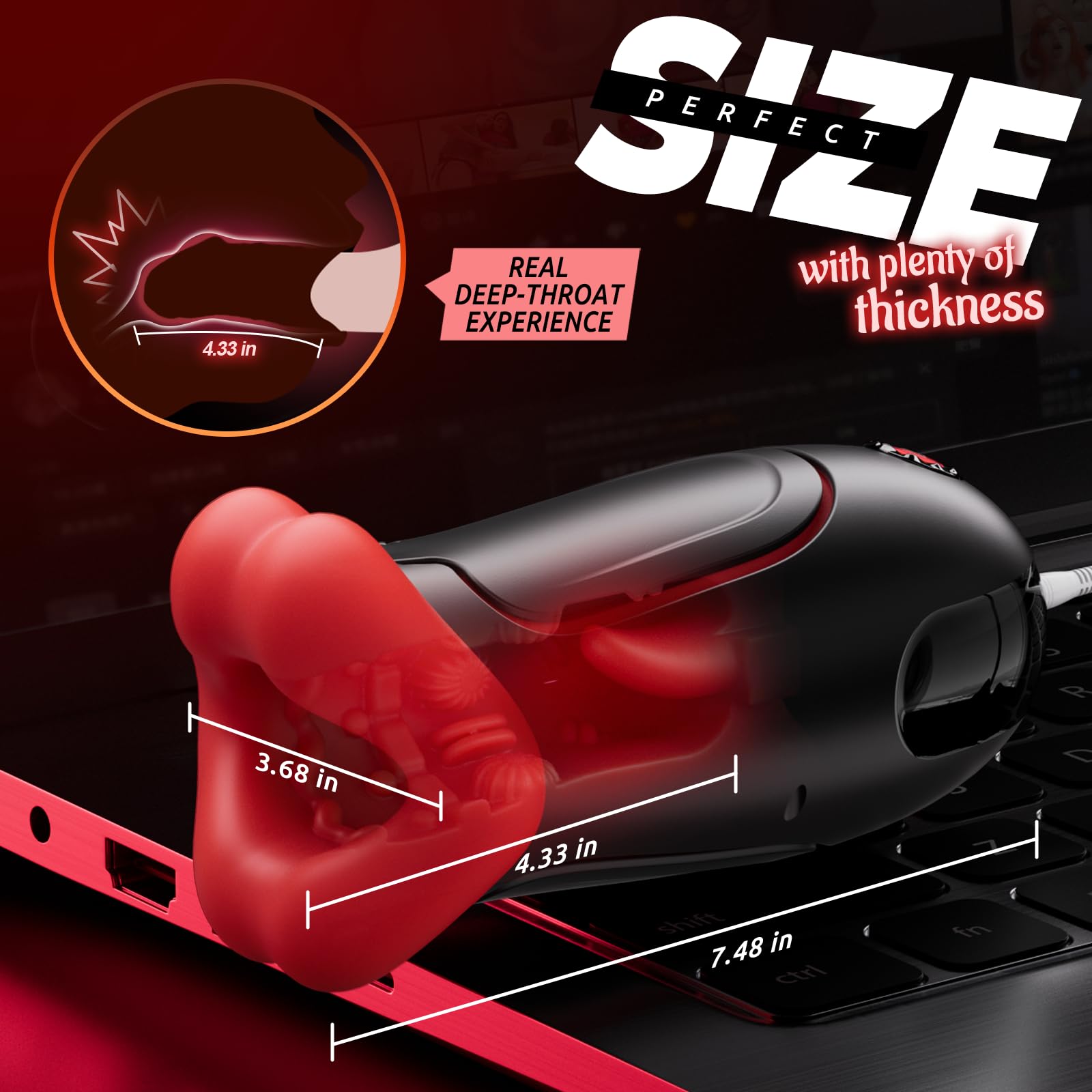 Sextoyse Homme Sexmasturbâteur, Contrôle de APP Masturbateur Vaginette ultra Réaliste pour Homme, Masturbateurs Masculins Sextoy avec 10 Vibrations Sex Toys