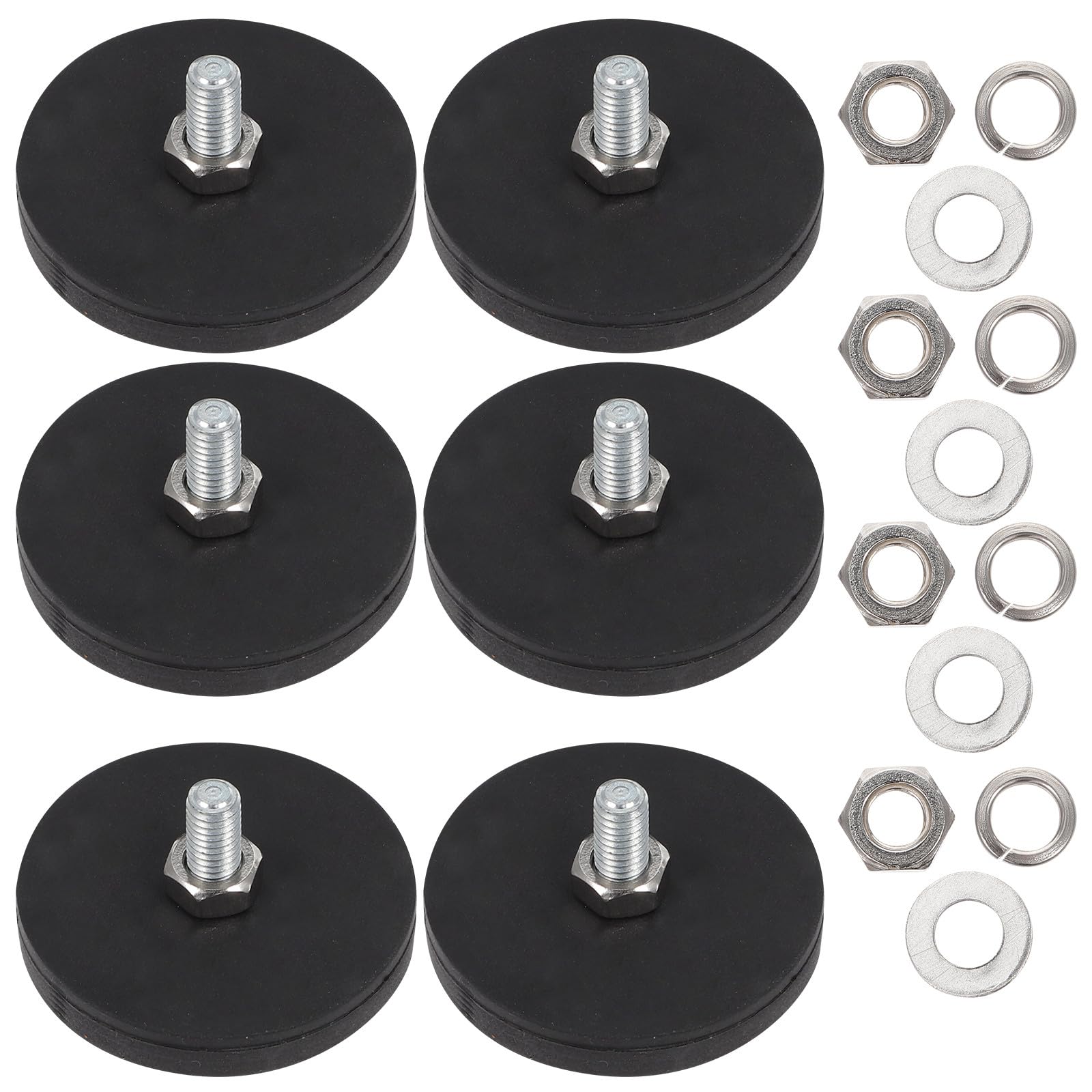 Imanes de montaje exterior M6 con soporte de cámara y base de goma para coche 8