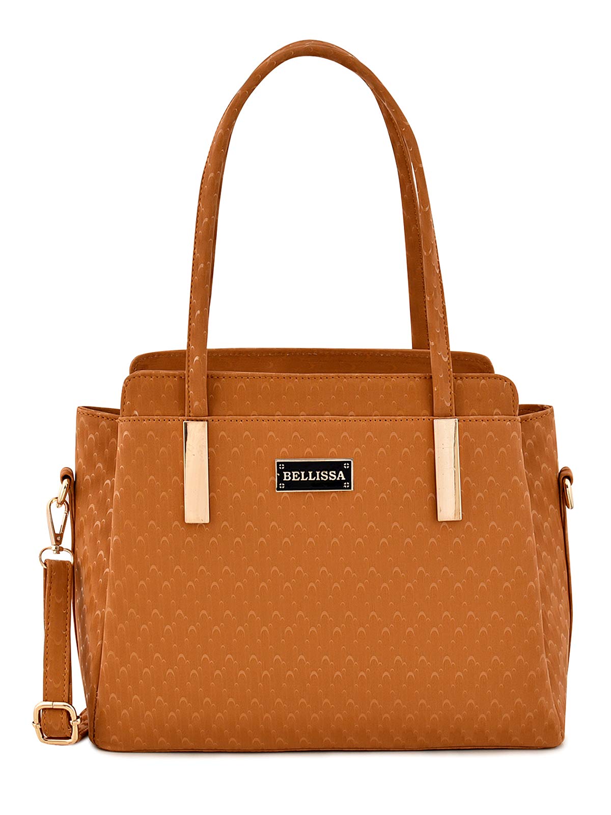 BELLISSA Solid Pattern Pu Leather Western Handbag For Women | Tote Bag Shoulder Crossbody | Adjustable & Detachable Sling Strap | 3 Spacious Compartment Bag, Yellow (B088K44THH) Amazon Price History, Amazon Price Tracker