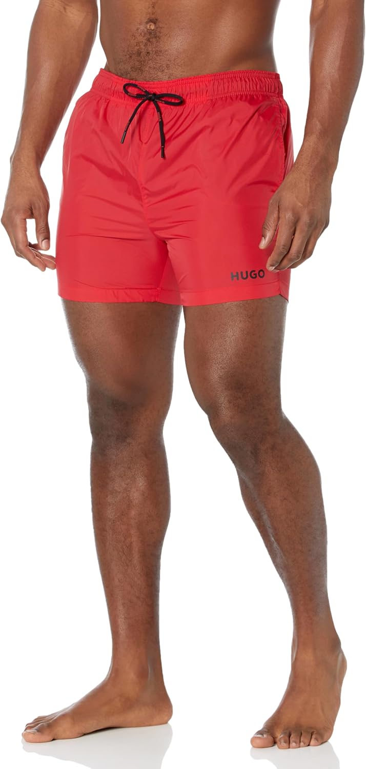 HUGO Mens Haiti Quick Dry Swim Trunks