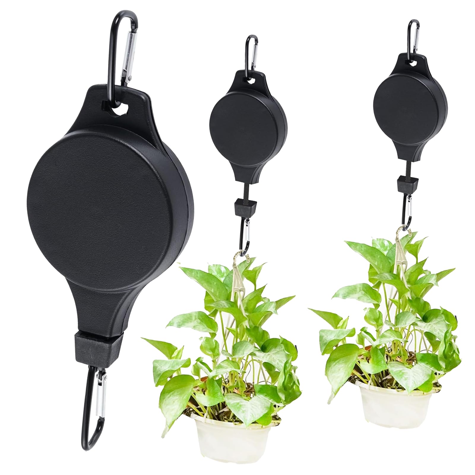 Gancho para carretes de plantas, colgador para cestas colgantes