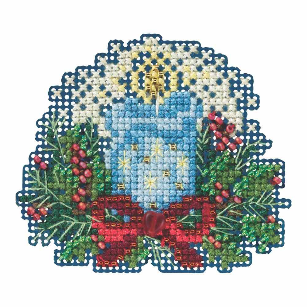 Mill HillCandlelight Winter Holiday Collection Counted Cross Stitch K-2.75 x 2.75 14 Count