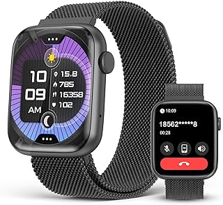 Smart Watches for Men Blood Pressure, DA GPT AI Waterproof Smartwatch, 1.9″ AMOLED Display, 24/7 Heart Rate, Blood Oxygen, Stress Sleep Monitor, 123 Sports Fitness Tracker, Compat…