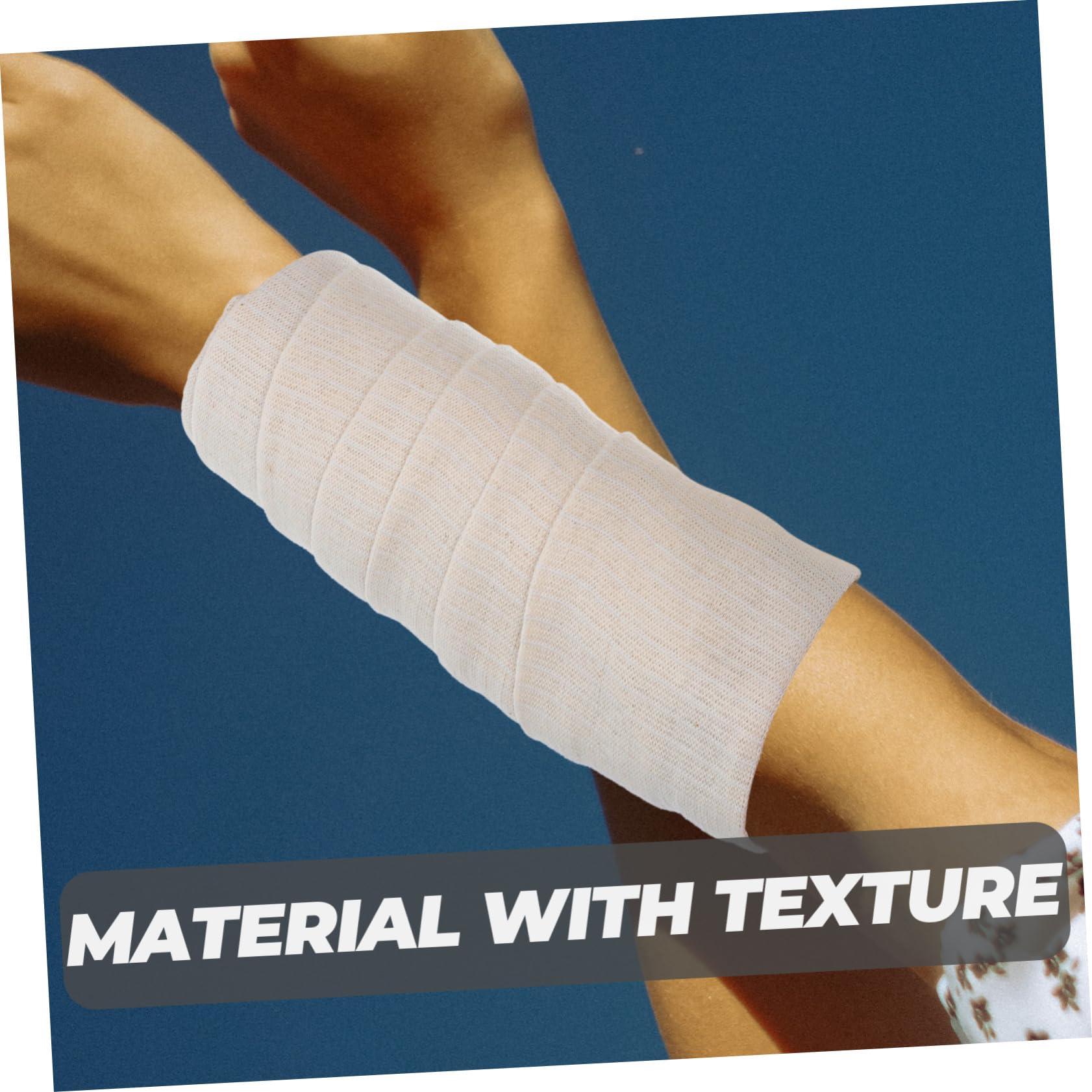 GARVALON Elastic Cotton Stockinette Tubular Bandage Rolls Leg Support Stretch Net Bandage for Exercising