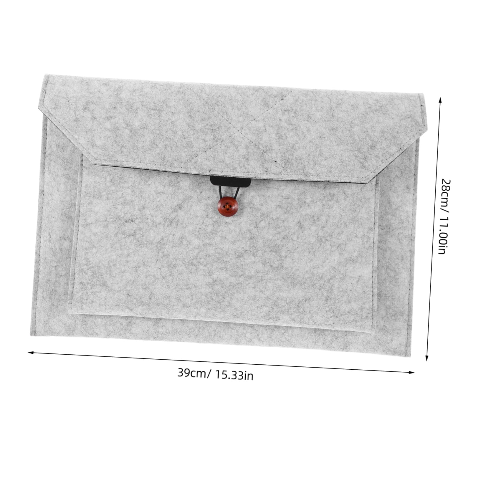 Uonlytech Portable Capacity Felt Tablet Sleeve Lightweight Protective Bag for Devices for Travel and Office Use Ample Storage for Laptops and Accessories